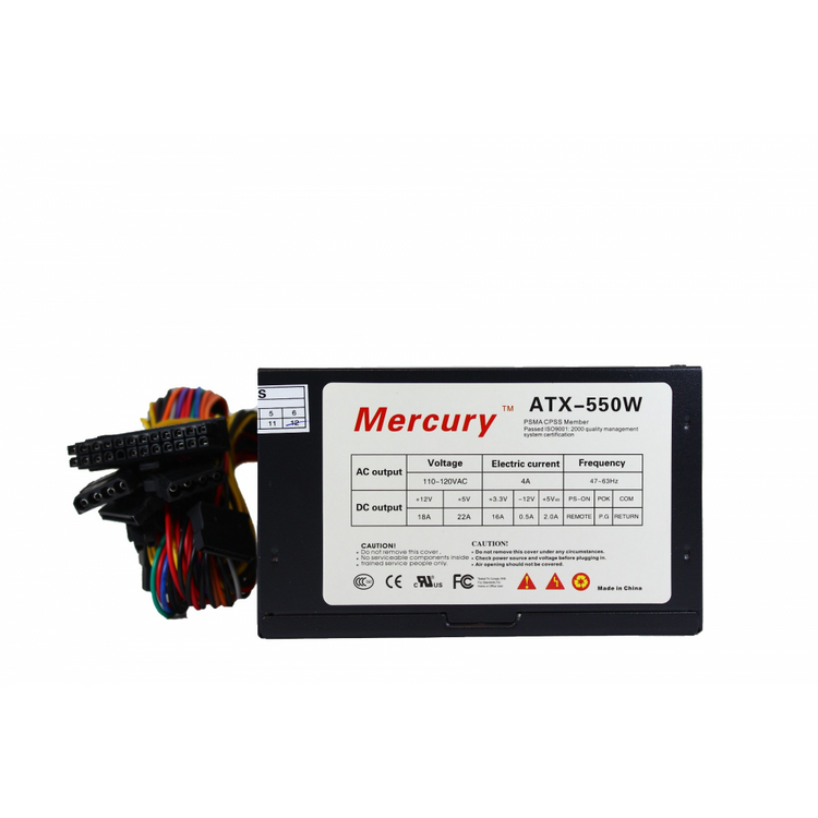 Power Supply | Mercury ATX-550W