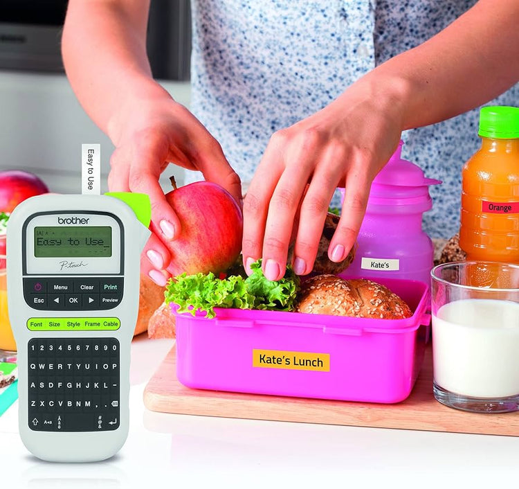 Brother PT-H110 Label Printer, Portable Label Maker, English, Arabic & Farsi Keyboard, Up to 12mm label