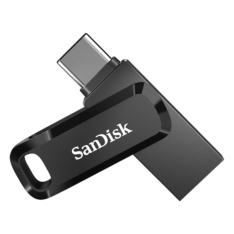 SanDisk 128GB Ultra Dual Drive Go USB Type C Flash Drive SDDDC3 128G G46, Black, Dual Drive Go USB Type C
