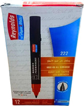 Reynolds Permanent Marker Set of 12 - Black