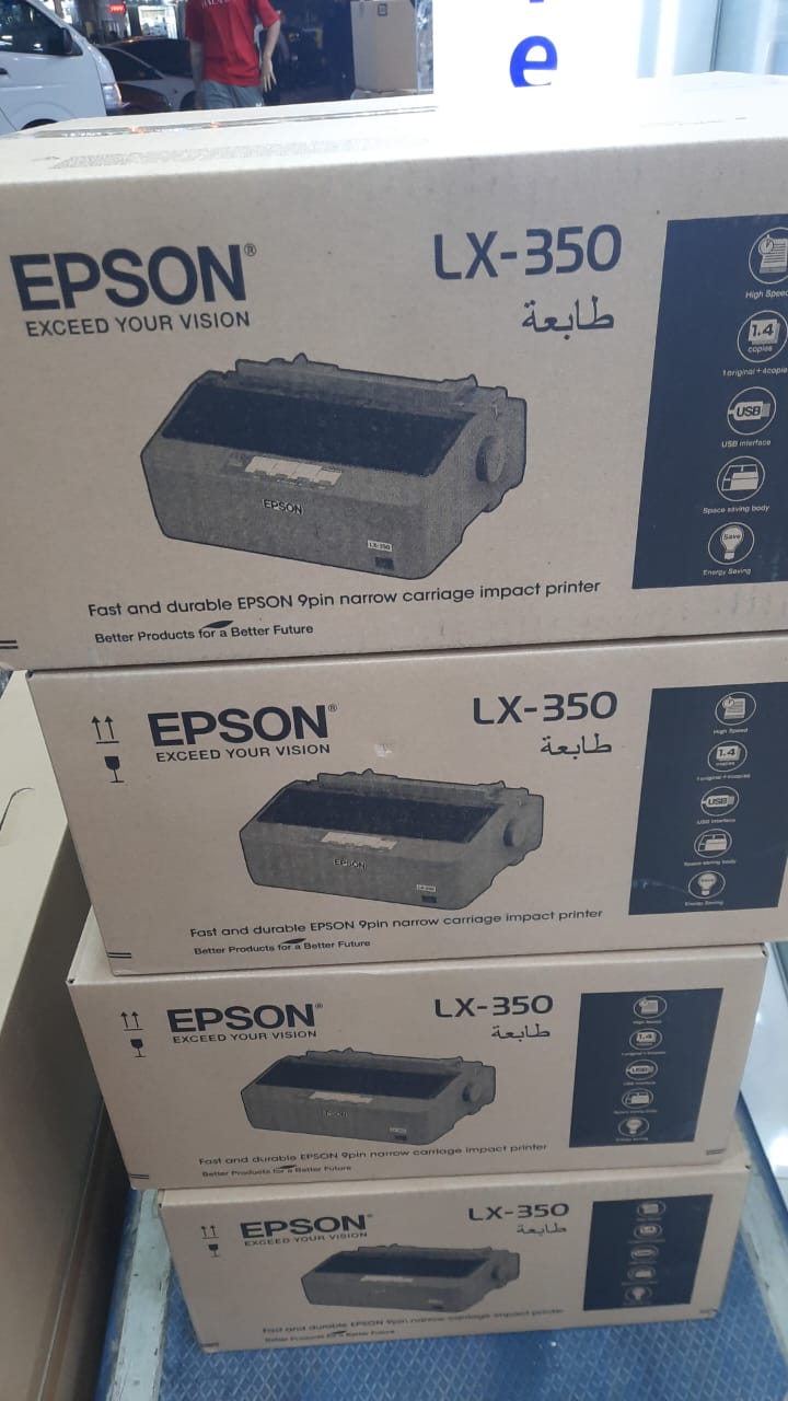 Epson Dot Matrix Printer C11CC24001 LX-350 Dot Matrix Printer - 9 pin - Up to 347 char/sec - Parallel/Serial/USB