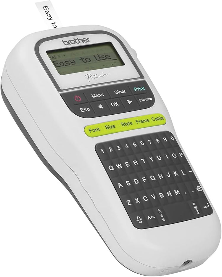 Brother PT-H110 Label Printer, Portable Label Maker, English, Arabic & Farsi Keyboard, Up to 12mm label