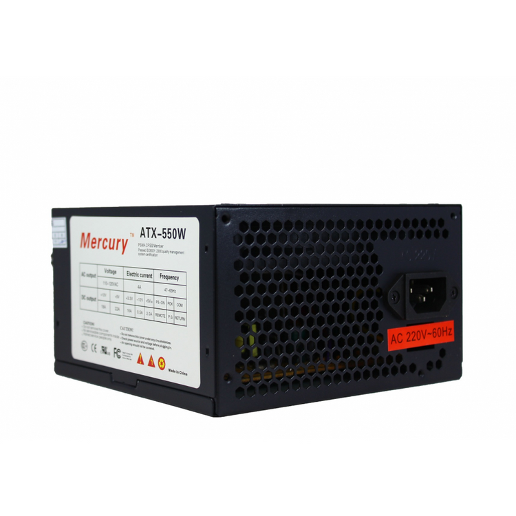 Power Supply | Mercury ATX-550W
