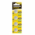 TOSHIBA CR2025 3V Lithium Coin Cell Battery Pack of 5 batteries