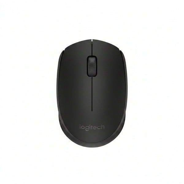 Logitech M171 Wireless Mouse for PC, Mac, Laptop, 2.4 GHz with USB Mini Receiver, Optical Tracking, 12-Months Battery Life, Ambidextrous - Black