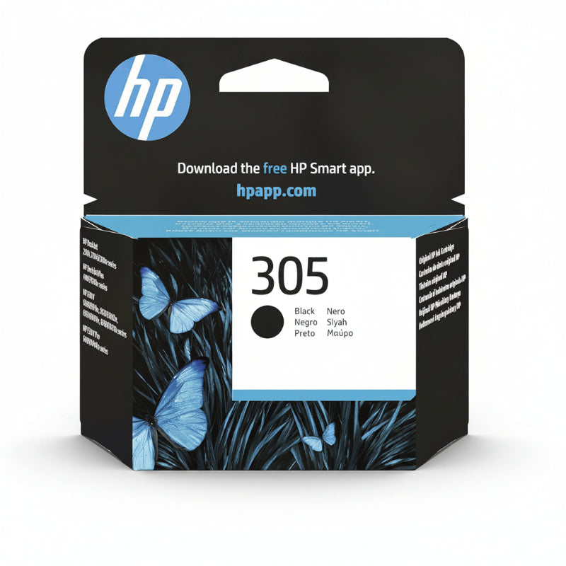 Hp - 305 3Ym61Ae Ink Cartridge, Compatible With Hp Deskjet 2300, 2700, Hp Deskjet Plus Series 4100, Hp Envy 6000 Series, Hp Deskjet Envy Pro 6400 Series, Black