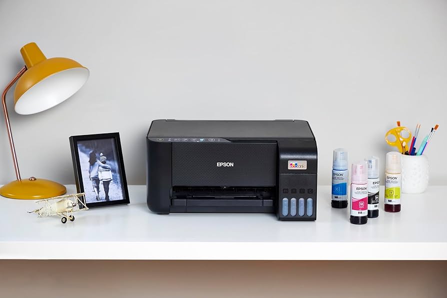 EPSON EcoTank L3252 Home ink tank printer A4, colour, 3-in-1 printer with WiFi and SmartPanel App connectivity