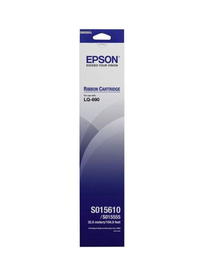 EPSON
LQ-690 Ribbon Ink Cartridge- BLACK black