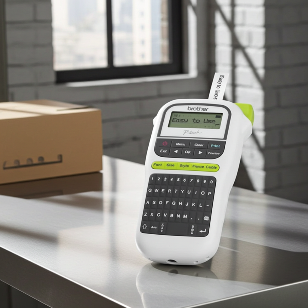 Brother PT-H110 Label Printer, Portable Label Maker, English, Arabic & Farsi Keyboard, Up to 12mm label