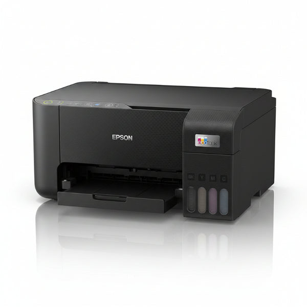 Epson Printer EcoTank L3250, ink tank printer A4, colour, 3-in-1 printer with WiFi, comes with 1 Black+3 Colour inks inside.