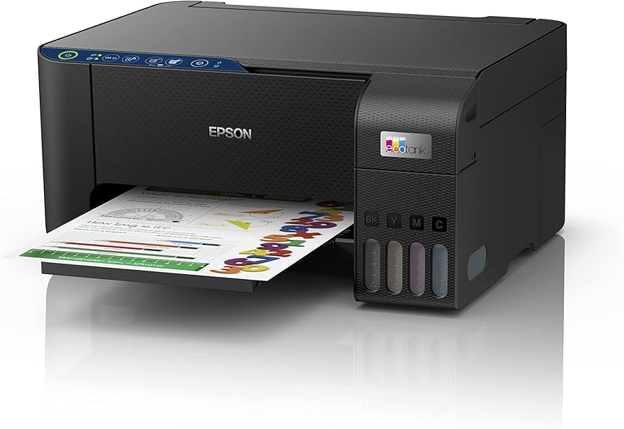 EPSON EcoTank L3252 Home ink tank printer A4, colour, 3-in-1 printer with WiFi and SmartPanel App connectivity