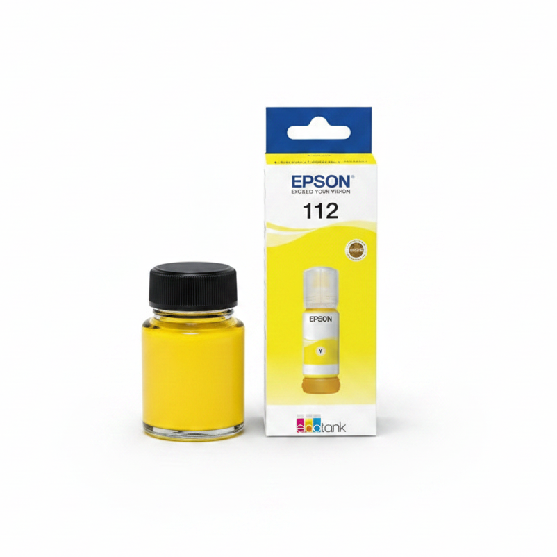 Epson 112 EcoTank Pigment Yellow ink bottle