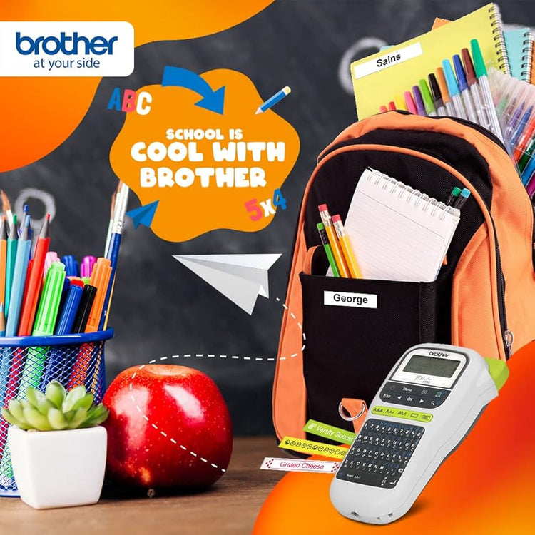 Brother PT-H110 Label Printer, Portable Label Maker, English, Arabic & Farsi Keyboard, Up to 12mm label