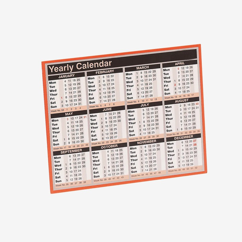 Year To View Calendar 2022 KFYC122